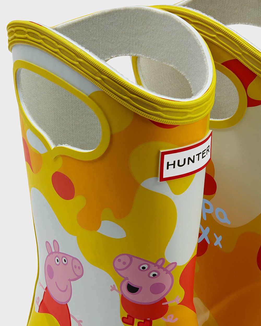 Galochas Hunter Criança Amarelas - Original First Peppa Pig Grab Handle - 54DYCQVKA